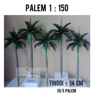 Model Miniature King Palm Tree/ 1:150 Scale for Architecture