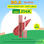 Son Kem Lì 3CE Casual Affair - Hồng Nho 4.6g