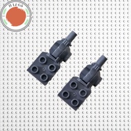 Combo of 2 sets of 2x2 vertical spindle joints, dark gray