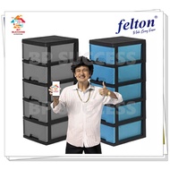FELTON FDR 488 5 tiers Storage Clothes Cabinet Drawer Wardrobe