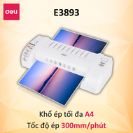 Máy Ép Plastic Khổ A4 A5 B5 Deli Chính Hãng Chuyên Dụng - Máy Ép Plastic Đa Dạng Kích Thước An Toàn