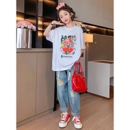 Girls Suits 5-8 Years/Girls Clothes/strawberry swag bunny Suits/Imported Children's Clothing