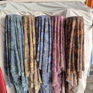 Kain Sifon Braso Luxury - Kain Sifon Braso Motif Bunga Glitter Import - Kain Butik - Kain Tunik - Ka