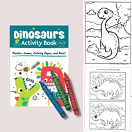 Dinosaurs Coloring Activity Book Birthday Party Giveaway Souvenir