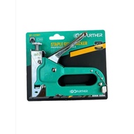 Go Further Wooden Stapler – 3 Styles U, T, 4-14mm – Blue