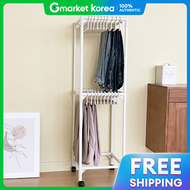 Happy Home | HH Slim 2-Tier Pants Hanger with Swiftly Slipping Included