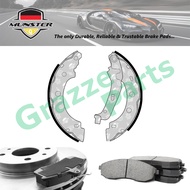 Münster Disc Brake Shoe Rear for Renault Kangoo MPV Panel Van 1.4 1997 E7J634