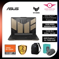 Asus TUF Gaming A16 FA617N-SRRL105W 16" FHD+ 144Hz Gaming Laptop ( Ryzen 7 7435HS, 16GB, 512GB SSD, 