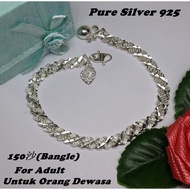 Genuine SILVER 925 Bangle  (Bangle Untuk Dewasa)