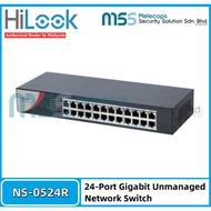HiLook NS-0524R 24-Port Gigabit Unmanaged Network Switch