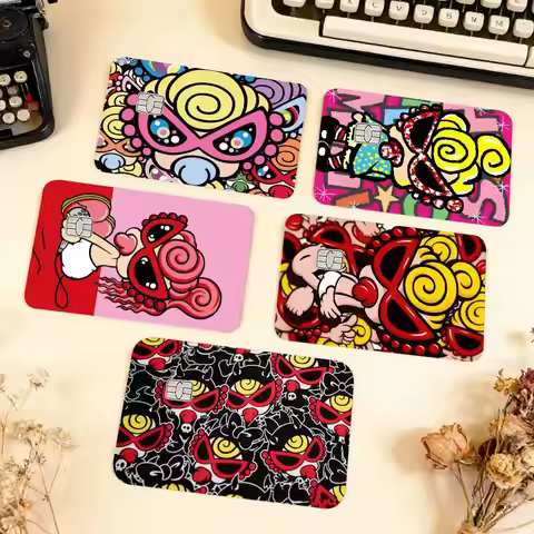Fashion H-Hysteric Mini Waterproof Film Skin Cover Credit Card Stickers Debit Front Bank Bus Pass