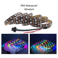 Xnbada 1-5m 60 pixels/leds/m WS2812B Led Strip Smart 5050 RGB led Strip light,Black/White PCB,WS2812