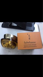 轉季之選， 新上巿， Sulwhasoo concentrated ginseng renewing cream EX 禦時緊顏參養乳霜 10ml, 含高濃度抗炎人參精萃, 賦活肌膚自生力, 三層式肌