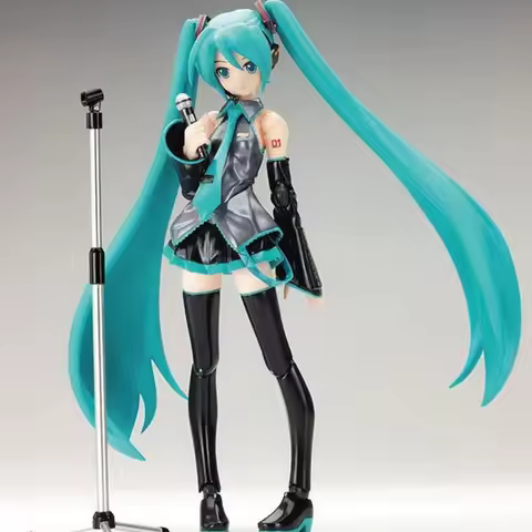 Anime FIGMA Hatsune Miku Action Figures Movable Joints Contain The Props Desktop Decoration Collecti