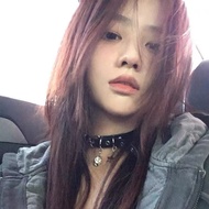 Y2K Gothic Punk Choker with Pentagram & Skull, Adjustable Leather Collar, Edgy Baddie Necklace for A