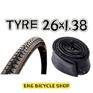 TYRE BICYCLE 26x1.38 Bicycle Tyre 26 X 1-3/8 REDLINE