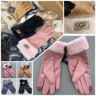 澳洲 UGG 正品💥清貨優惠💥 女裝可觸手機屏幕 麂皮絨保暖手套  (官網售約HK1100)👉 粉紅/黑色/灰色/啡色