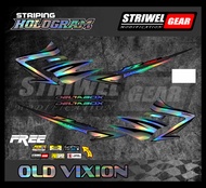 FZ150i Striping Variasi Hologram Yamaha Vixion Old Motif FZ150i Malaysia