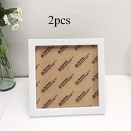 Photo Frame 15cm*15cm/15x20cm Display Stand White Plastic Picture Frame Square Picture Frame Rhombus