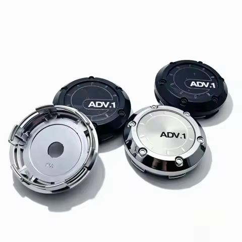 4pcs ADV.1 Logo Emblem Car Wheel Center Caps O.D 66MM Clips 62MM Wheels Hub Cap ADV Badge Rim Hubcap