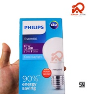 PHILIPS LED BULB 3W - 15 WATT ESSENTIAL / 3W 5W 7W 9W 11W 13W 15W WHITE BULB