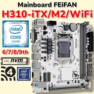 Mainboard H310 iTX/M2/WiFi - 100% New - Floor - 12 Month Warranty - M2 NVMe Slot - Motherboard