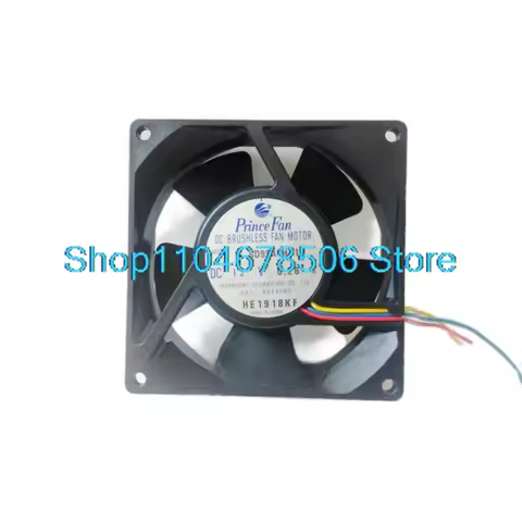 For SD92A4H-18 DC12V 0.26A 9M 3 Wire Axial Fan