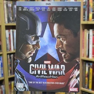 Genuine DVD Captain America Civil War Second Hand Good Condition (With Thai Audio + Subtitles) 15220