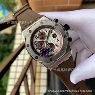 2026 Fashion Sports S Factory Oak 26470 Multifunctional Chronograph Watch Offshore Type Rubber Band 