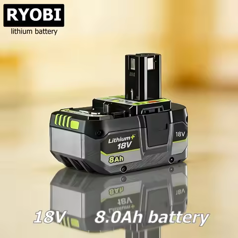 4Ah/6Ah/8Ah RYOBI 18V High-performance Battery Lithium-Ion Power for all tools P108 P107 P105 P104 P