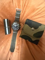 Bape 自動錶 渋谷限定  Automatic Watch 軍手錶 used ape aape