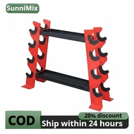 Sunnimix Dumbbell & Kettlebell Rack Multi-Functional Organizer Quiet Rubber Home Gym Stand