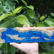 海岸2、手工樹脂鍵盤腕托、人體工學護腕墊、獨特辦公桌上、滑鼠