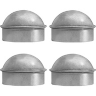 [Pack of 4] 2-7/8" Chain Link Fence Post Cap, Galvanized Steel Fence Terminal Post Caps for 2-7/8" O