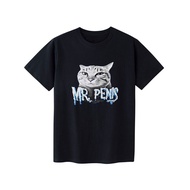 Mr Pen Is Cat Funny Meme T-shirt Men Women Harajuku Clothing T-shirts Summer Short-sleeved Loose Cas