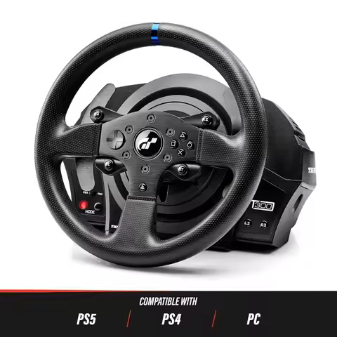 2025 T300RS Force Feedback GT Racing Wheel (compatible w/ PS5, PS5 Pro, PS4 & PC)