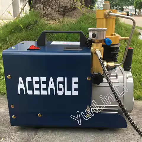 High Pressure Air Pump Electric Air Compressor for Pneumatic Airgun Scuba Rifle PCP Inflator Water a