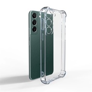Clear Phone Case For Samsung Galaxy S23 S21 S20 FE S22 Ultra S10 S9 Plus Shockproof Case For Samsung Note 9 10 Plus 20 S8 Cover