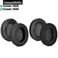 Ear Pads Cushions Compatible With Corsair HS35 HS40 Headphones - Replacement Earmuffs
