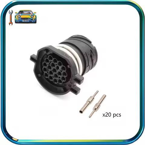 DQ250 02E DSG Transmission 20 Pins Connector Male with Terminals 09332001 09332001-02