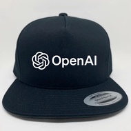 Open AI Chat GPT Snapback Hat with Sam Altman AI Logo