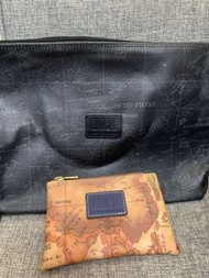 🇮🇹意大利真皮 地圖袋 斜孭袋 / 細袋仔 / 銀包 Ancient sailing map wallet / cross body bag