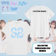 (CUSTOM NAME OF THE/MEMBER) - KPOP MERCH HEARTS2HEARTS RUDE T-SHIRT PLEASE STYLEPretty RUDE S2Ufocus