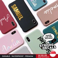 [SG Seller] Custom Name Decal Sticker for Phone Case