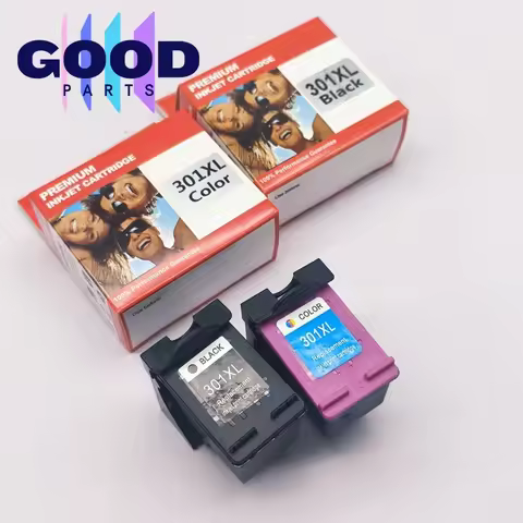 2 Black 2 Color Ink Cartridges 301 XL 301XL For HP Deskjet 1000 1010 1050 1050A 2050 2050A 2540 Envy