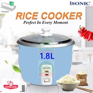 [BORONG/WHOSALE] ISONIC/WIRATA periuk nasi murah 1.8 liter elektric rice cooker elektrik 1.8 litre(READY STOCK)