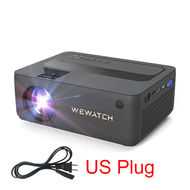 WEWATCH V10 Pro Native 1080P WiFi โปรเจคเตอร์แบบพกพา LED Full HD Video Projector โฮมเธียเตอร์เข้ากันได้กับ TV Stick Android
