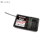 [Cuticate1] R6F 6 Channels RC Receiver Control Support HV Servo for RC6GS V2/RC4GS V2/RC6GS/RC4GS/RC