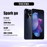 TECNO SPARK GO 2024 Cellphone 8+256GB 6.52Inch Original 5G Gaming Smartphone 13+50MP 5000mAh High Capacity Battery Cheap  Mobile Phone Global Version Brand New Phone COD