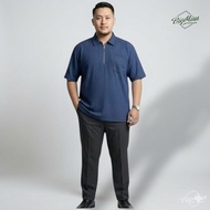 KEMEJA Jumbo Zipper Shirt Knit xxxl xxxxl Shirt top POLO BIG size 9xl 7xl 5xl